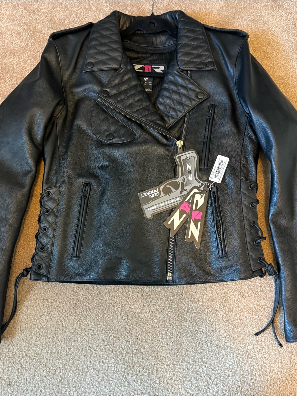 Leather Moto Jacket M | $200 MSRP